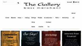 What Thebassgallery.com website looked like in 2018 (5 years ago)