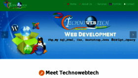 What Technowebtech.com website looked like in 2018 (5 years ago)