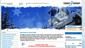 What Team3reisen.de website looked like in 2018 (5 years ago)