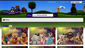 What Teddybearland.co.uk website looked like in 2018 (7 years ago)