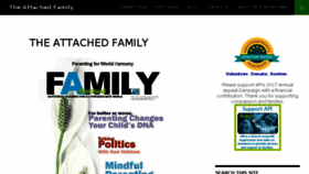 What Theattachedfamily.com website looked like in 2018 (5 years ago)