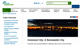 What Talkgreenvancouver.ca website looked like in 2018 (5 years ago)