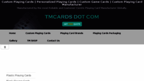 What Tmcards.com website looked like in 2018 (5 years ago)