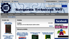 What Technicznanot.pl website looked like in 2018 (5 years ago)