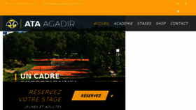 What Tennis-agadir.com website looked like in 2018 (5 years ago)