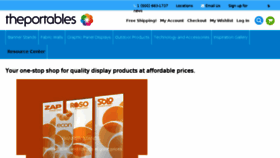 What Theportables.com website looked like in 2018 (5 years ago)
