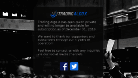 What Tradingalgox.com website looked like in 2018 (5 years ago)