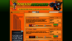 What Top100arcades.com website looked like in 2018 (5 years ago)