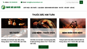 What Thuocbackimtuan.com website looked like in 2018 (5 years ago)