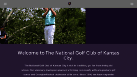 What Thenationalgolfclub.com website looked like in 2018 (5 years ago)
