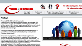 What Turkrefund.com website looked like in 2018 (5 years ago)