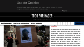What Todoporhacer.org website looked like in 2018 (5 years ago)