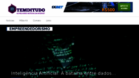 What Temditudo.net website looked like in 2018 (5 years ago)