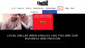 What Thedallasdatingcompany.com website looked like in 2018 (5 years ago)