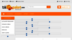 What Tikpaket.com website looked like in 2018 (5 years ago)