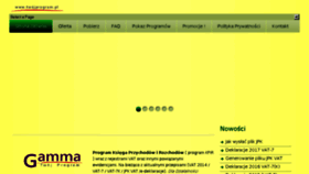 What Twojprogram.pl website looked like in 2018 (5 years ago)