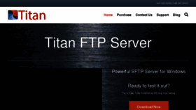 What Titanftp.com website looked like in 2018 (5 years ago)