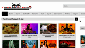 What Tamilserialtoday247.net website looked like in 2018 (5 years ago)