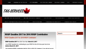 What Tax-services.ca website looked like in 2018 (5 years ago)