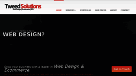 What Tweedsolutions.com website looked like in 2018 (5 years ago)