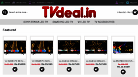 What Tvdeal.in website looked like in 2018 (5 years ago)