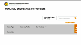 What Tamilnaduengineeringinstruments.com website looked like in 2018 (5 years ago)