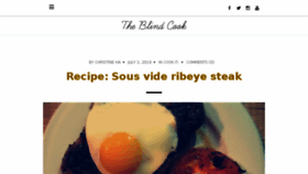 What Theblindcook.com website looked like in 2018 (5 years ago)