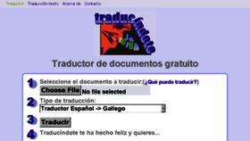 What Traducindote.com website looked like in 2018 (5 years ago)