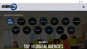 What Top10digitalagencies.com website looked like in 2018 (5 years ago)