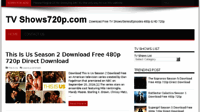 What Tvshows720p.com website looked like in 2018 (5 years ago)