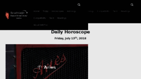 What Theastrologer.com website looked like in 2018 (5 years ago)