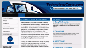 What Technologycerts.com website looked like in 2011 (12 years ago)