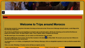 What Trips-around-morocco.com website looked like in 2018 (5 years ago)