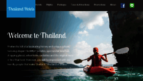 What Thailandhotels.com website looked like in 2018 (5 years ago)