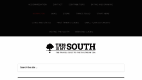 What Thisismysouth.com website looked like in 2018 (5 years ago)
