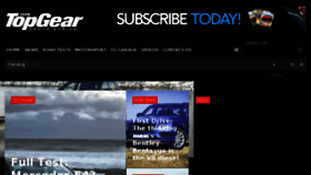 What Topgear.co.za website looked like in 2018 (5 years ago)