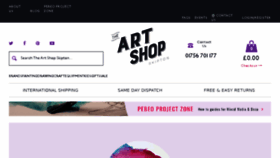 What Theartshopskipton.co.uk website looked like in 2018 (5 years ago)