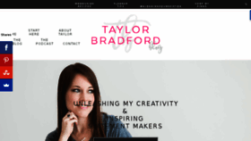 What Taylorbradford.com website looked like in 2018 (5 years ago)