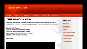 What Thisisnotafilm.net website looked like in 2018 (5 years ago)