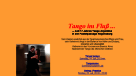 What Tangoimfluss.de website looked like in 2018 (5 years ago)