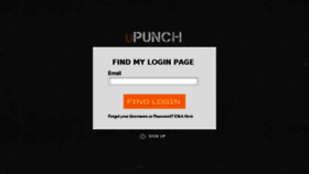 What Trackmypunch.com website looked like in 2018 (5 years ago)