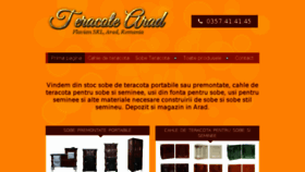 What Teracote-arad.ro website looked like in 2018 (5 years ago)