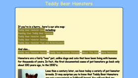 What Teddy-bear-hamsters.com website looked like in 2018 (5 years ago)
