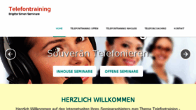What Telefontraining-telefonseminare.de website looked like in 2018 (5 years ago)