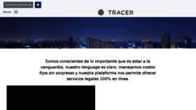 What Tracer.mx website looked like in 2018 (5 years ago)