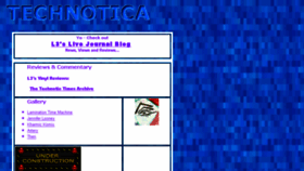What Technotica.com website looked like in 2018 (5 years ago)