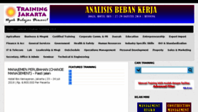 What Trainingjakarta.com website looked like in 2018 (5 years ago)