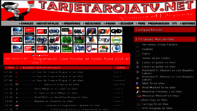 What Tarjetarojatv.tv website looked like in 2018 (5 years ago)