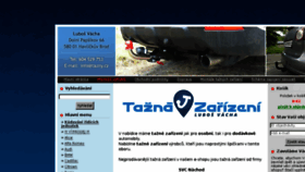 What Tazny.cz website looked like in 2018 (5 years ago)