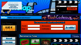 What Ticlap.com website looked like in 2018 (5 years ago)